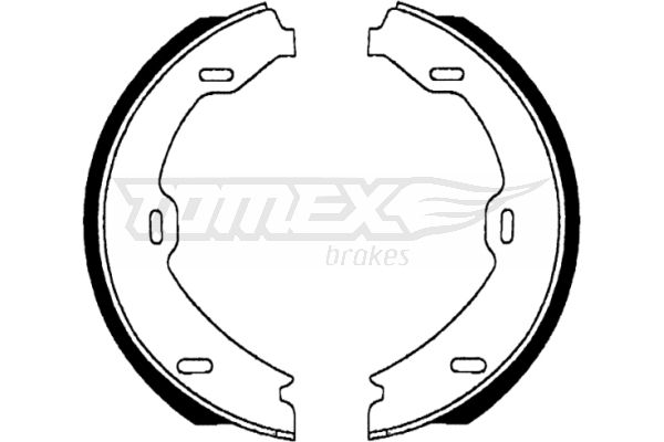 TOMEX BRAKES Piduriklotside komplekt TX 22-69